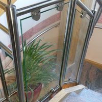 Treppengeländer aus Glas